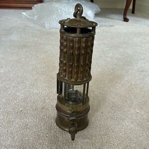 Antique Wolf Safety Miner’s Lamp
